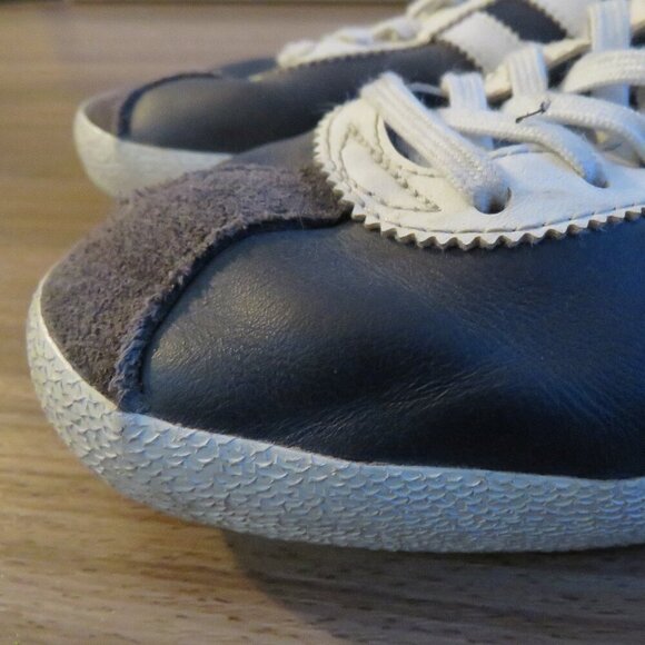 ADIDAS Gazelle OG Legend Ink & Running White Sneakers Shoes Retro Men's US 8.5 - Picture 4 of 15